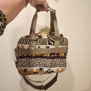 Pioneer Express Vintage Safari Printed travel bag